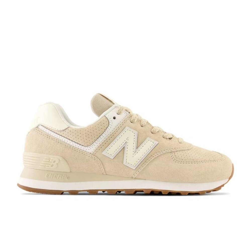 New Balance Women's 574 in Sandstone with Angora and Sea Salt Size 8.5B